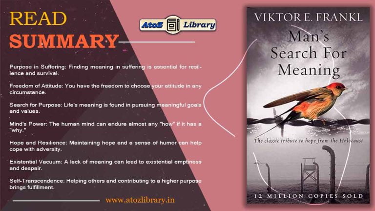 Man's Search for Meaning by Viktor E. Frankl Full book Summary in Details 1 Mans Search for Meaning book summary