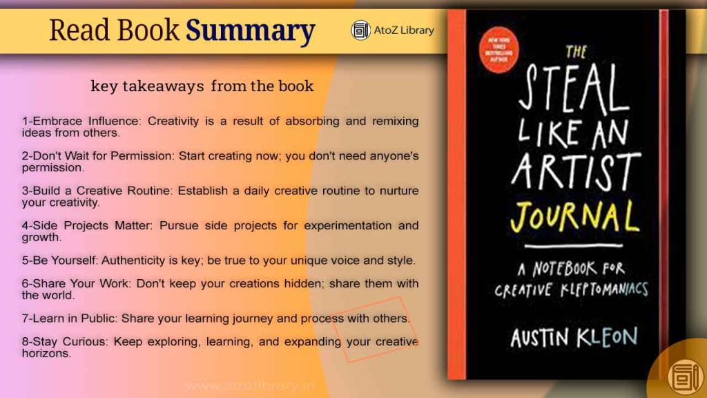 Steal Like an Artist by Austin Kleon