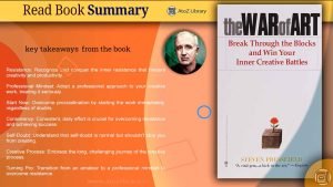The War Of Art Full Book Summary -Steven Pressfield 1 The War Of Art Full Book Summary