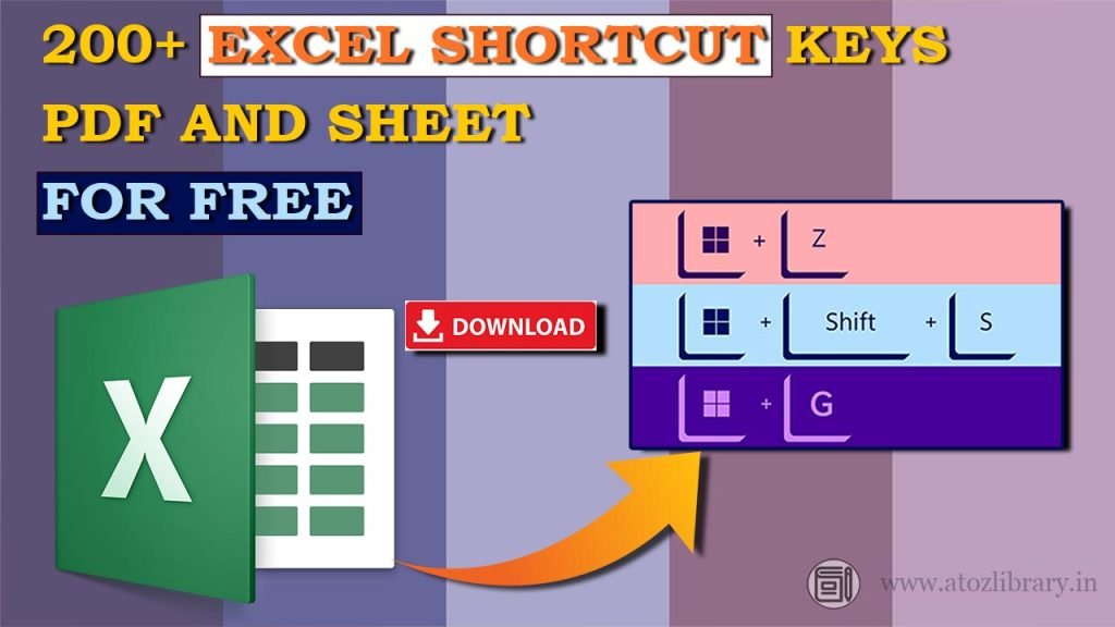 Download 200+ excel shortcut keys pdf and sheet For Free 1 Download 200+ excel shortcut keys pdf and sheet For Free