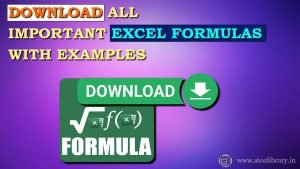 Download All Excel Formulas PDF with Examples 1 Download All Excel Formulas pdf with Examples