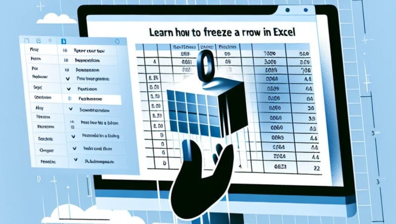 How to Freeze a Row in Excel