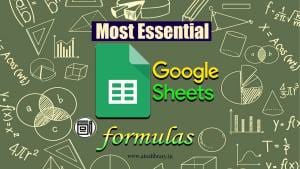 Most Essential Google Sheet Formula List From Beginner to Pro With PDF 1 Google Sheet Formula List