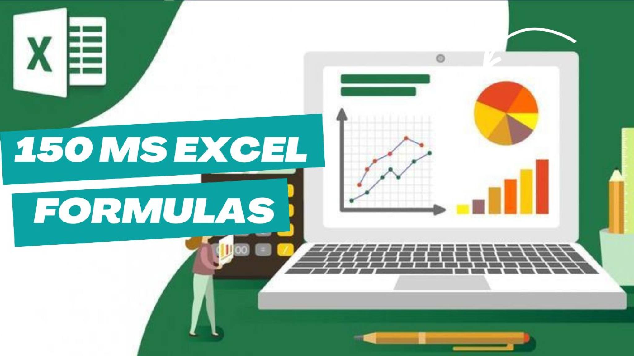 150 MS Excel Formulas PDF Free Download - AtoZ Library